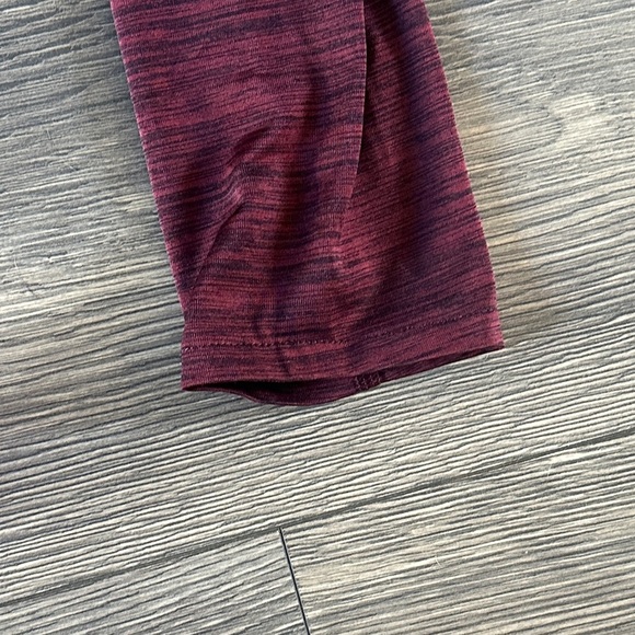 Tek Gear Men's Maroon Long Sleeve Tee - Picture 4 of 6